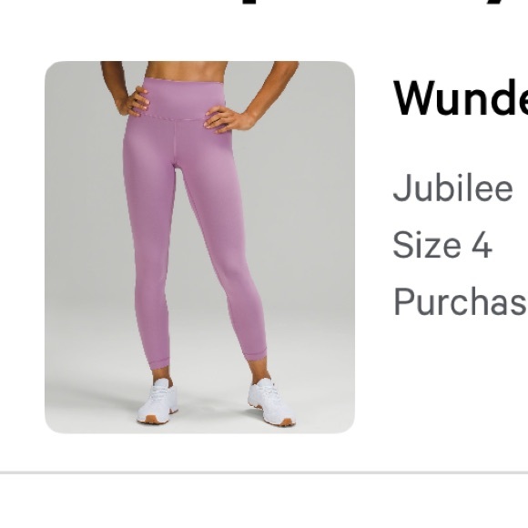 Wunder train high rise 25” leggings - Picture 4 of 4
